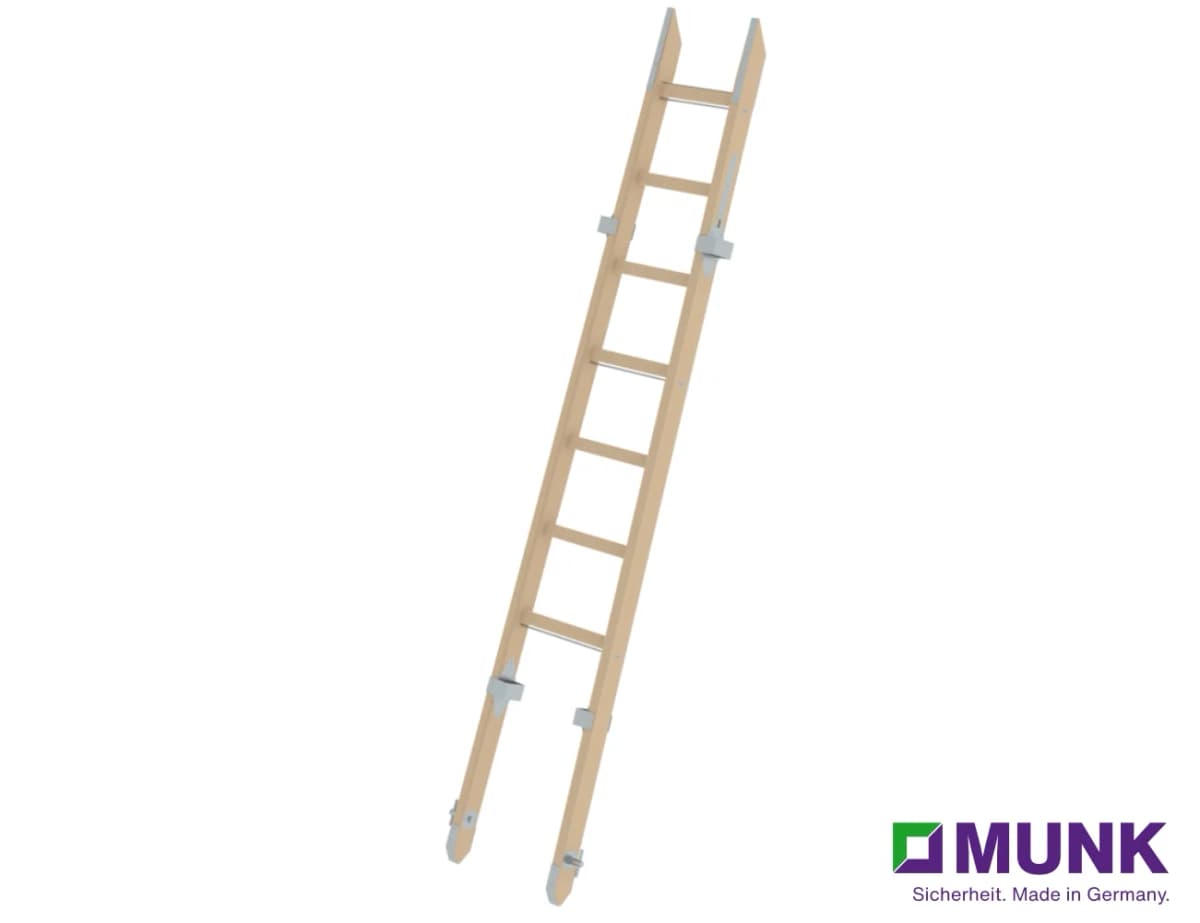 Деревянная модульная лестница, верхняя секция MUNK DIN EN 1147 110002
