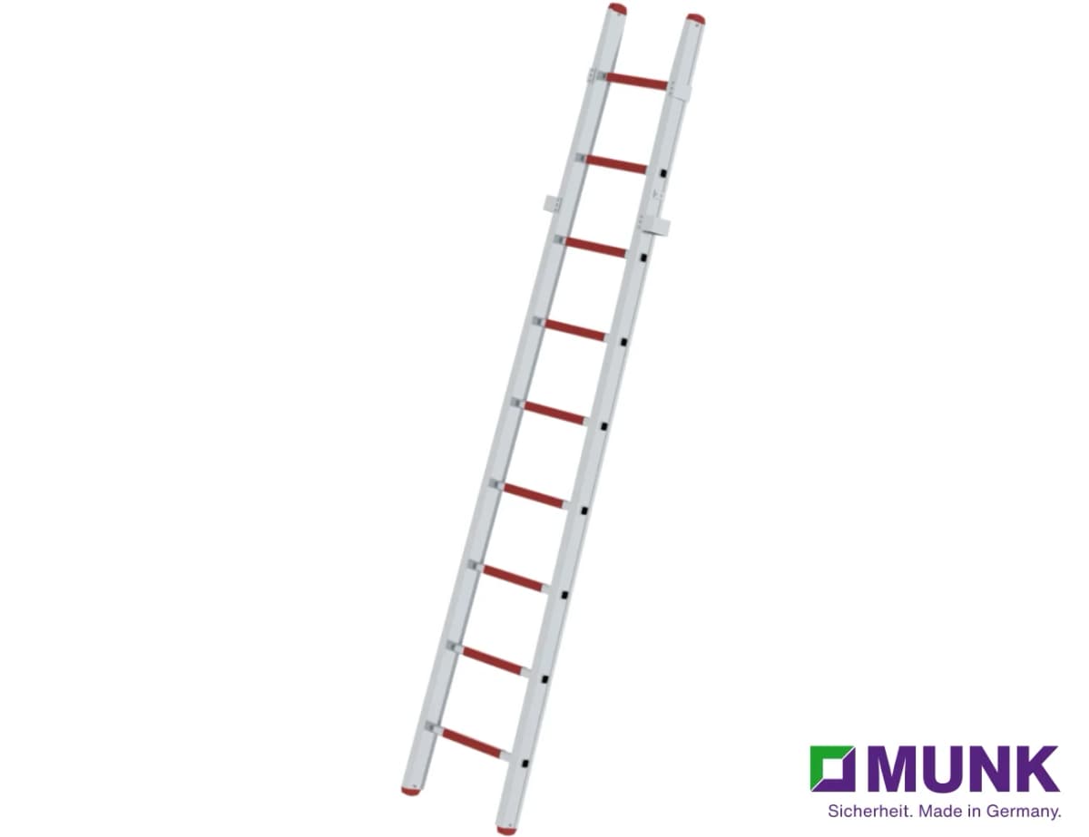 Алюминиевая модульная лестница, нижняя секция MUNK DIN EN 1147 115001