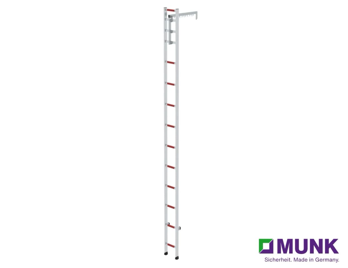 Лестница с крюком MUNK DIN EN 1147 13 ступеней 115006