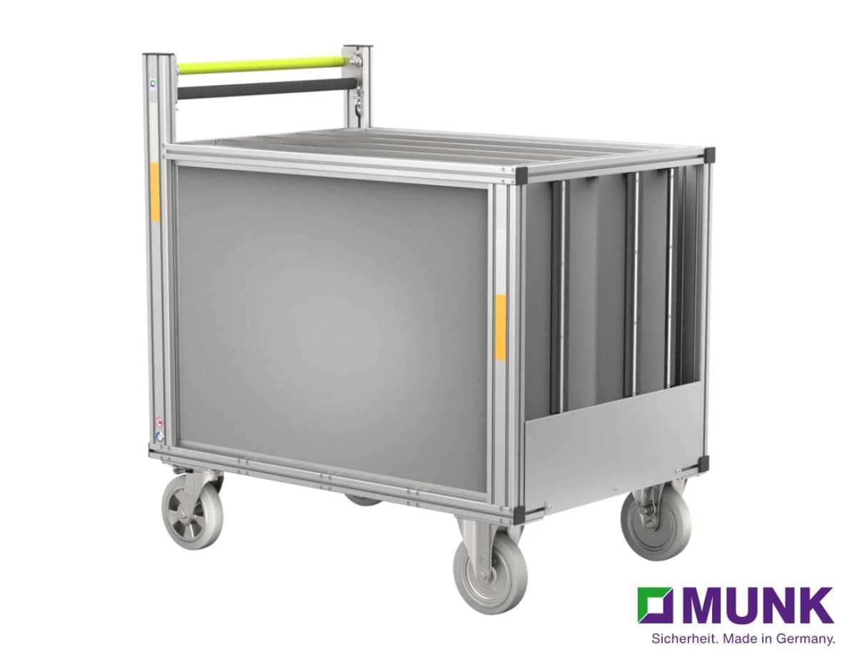 Тележка с отсеками для шлангов в рулонах MUNK 120014