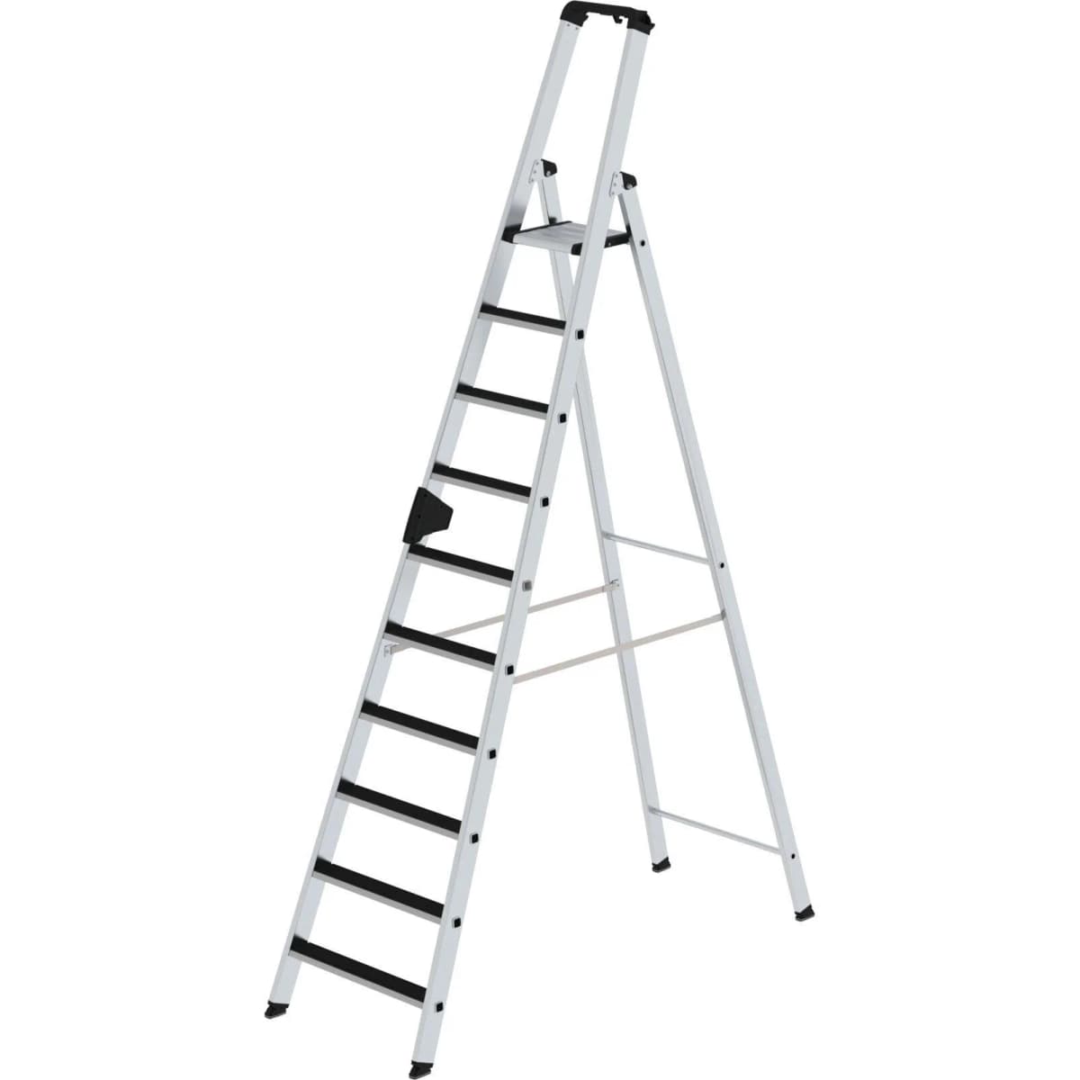 Стремянка MUNK 10 ступеней с покрытием Clip-Step рукоятка Ergo-pad 041510