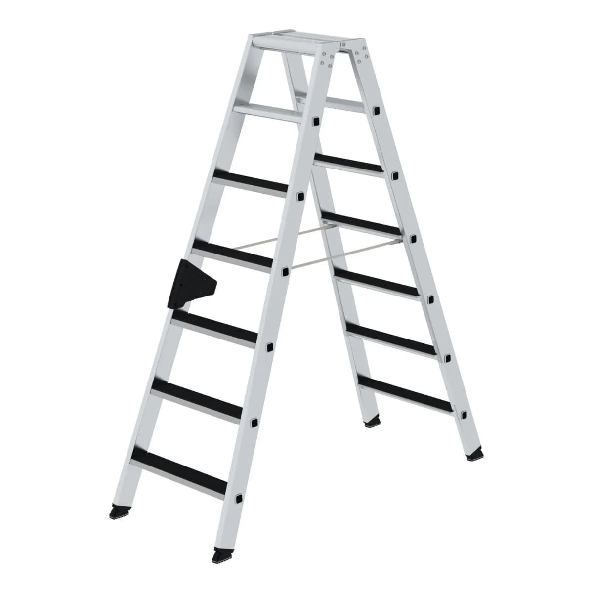 Двухсторонняя стремянка 2 x 7 с Ergo-pad и покрытием ступеней Clip-Step Munk 041607
