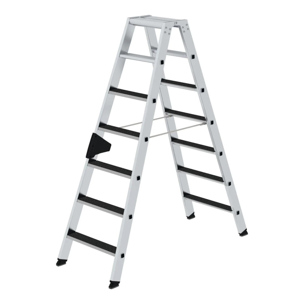 Двухсторонняя стремянка 2 x 7 с Ergo-pad и покрытием Clip-Step R13 Munk 041640
