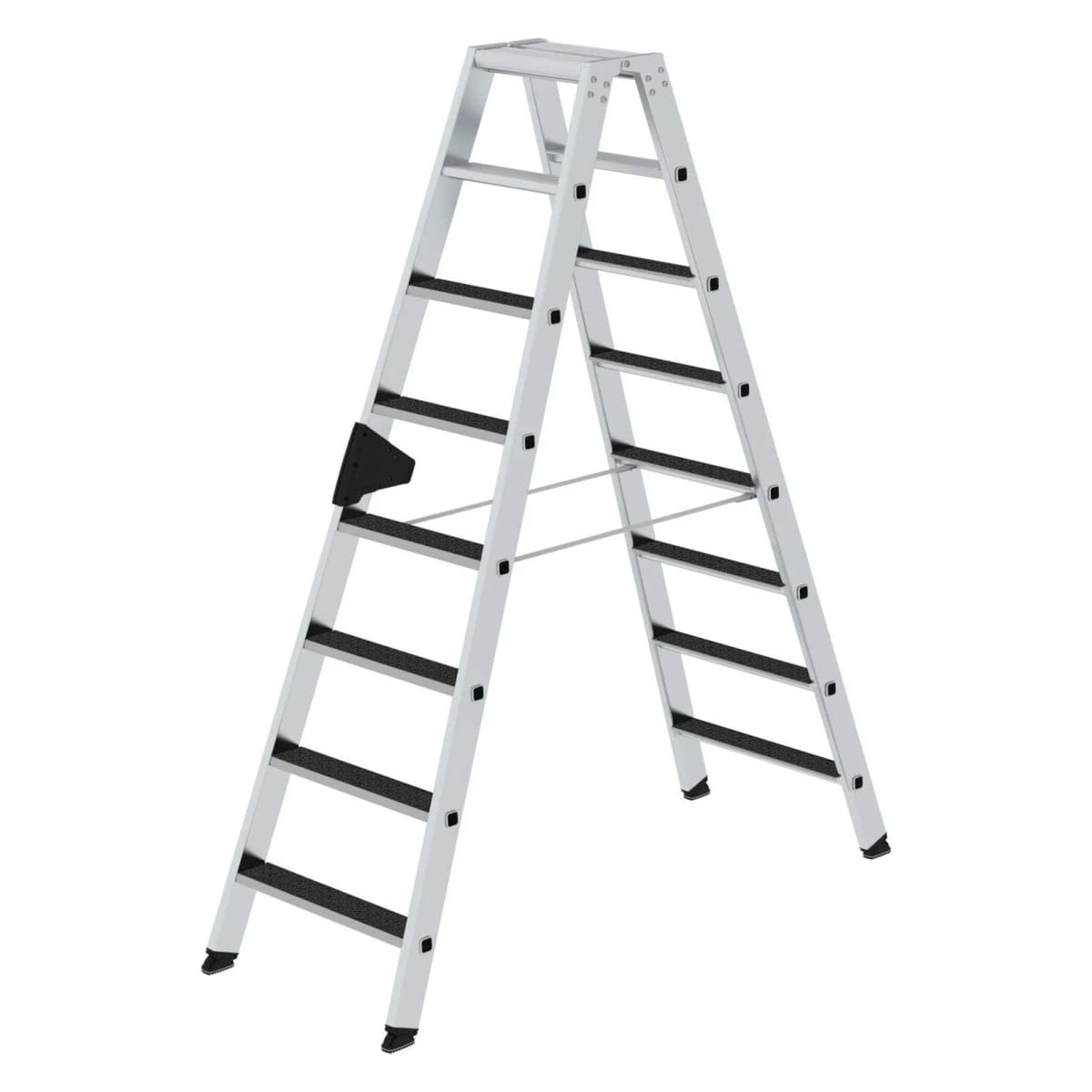 Двухсторонняя стремянка 2 x 8 с Ergo-pad и покрытием Clip-Step R13 Munk 041641