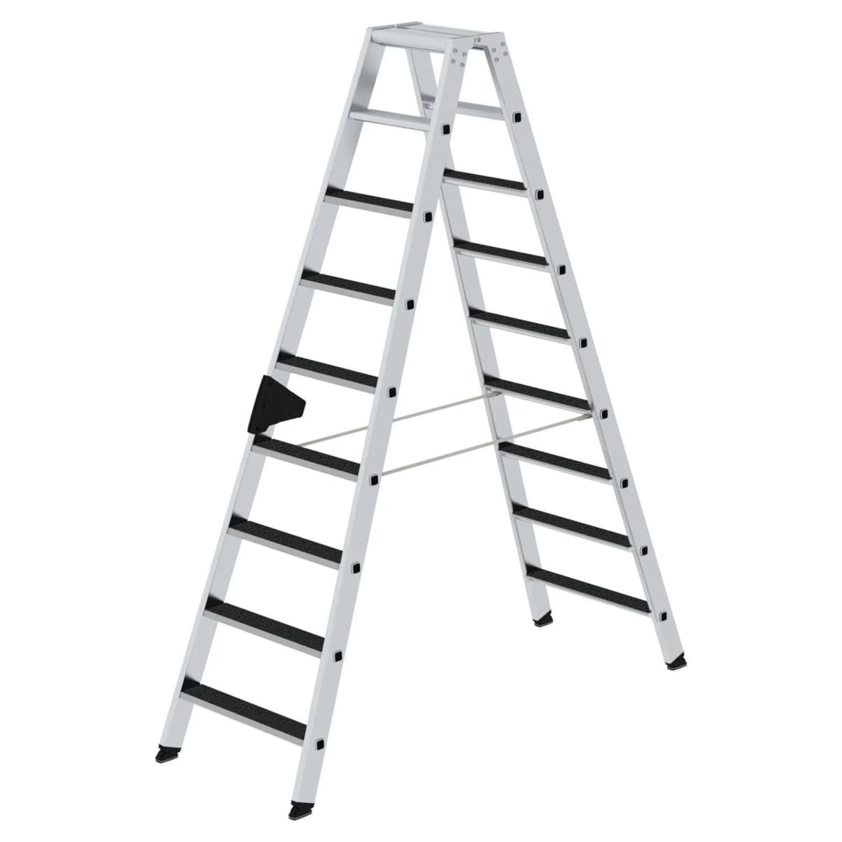 Двухсторонняя стремянка 2 x 9 с Ergo-pad и покрытием Clip-Step R13 Munk 041642