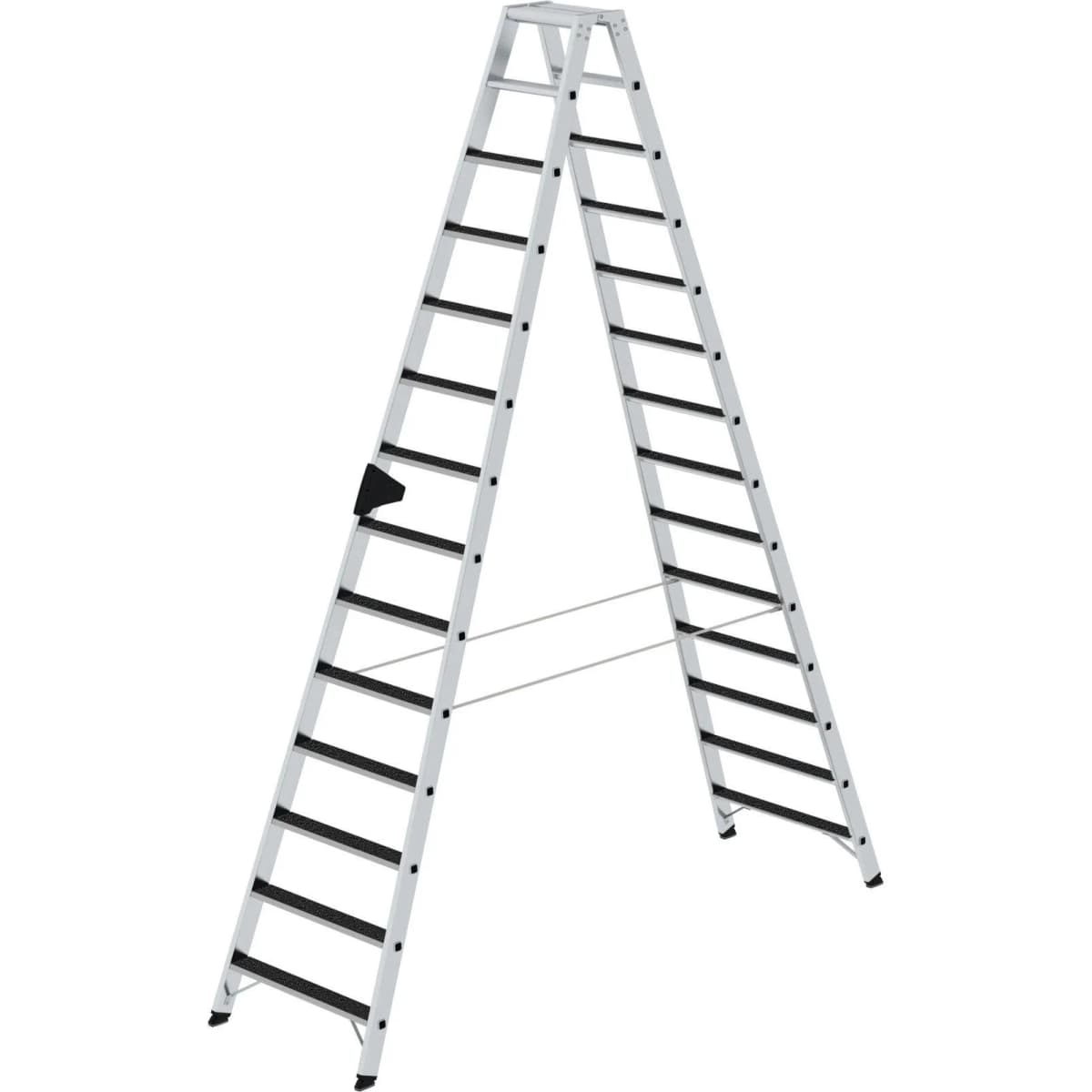 Двухсторонняя стремянка 2 x 14 с Ergo-pad и покрытием Clip-Step R13 Munk 041647