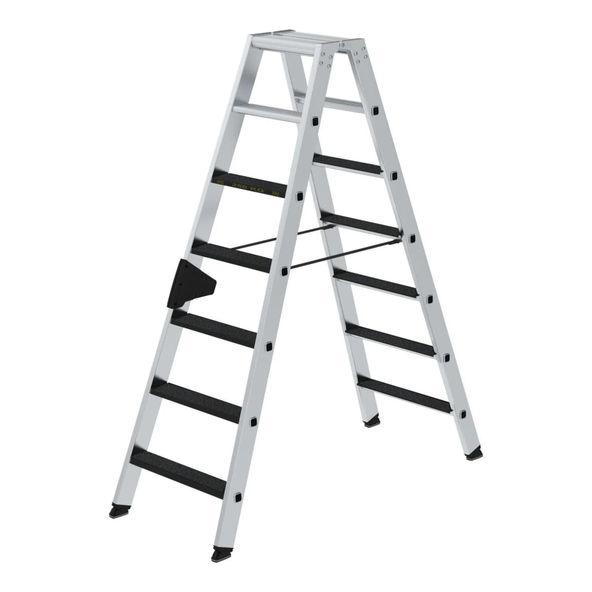 Двухсторонняя стремянка 2 x 7 с Ergo-pad и покрытием Clip-Step R13 Munk 043807