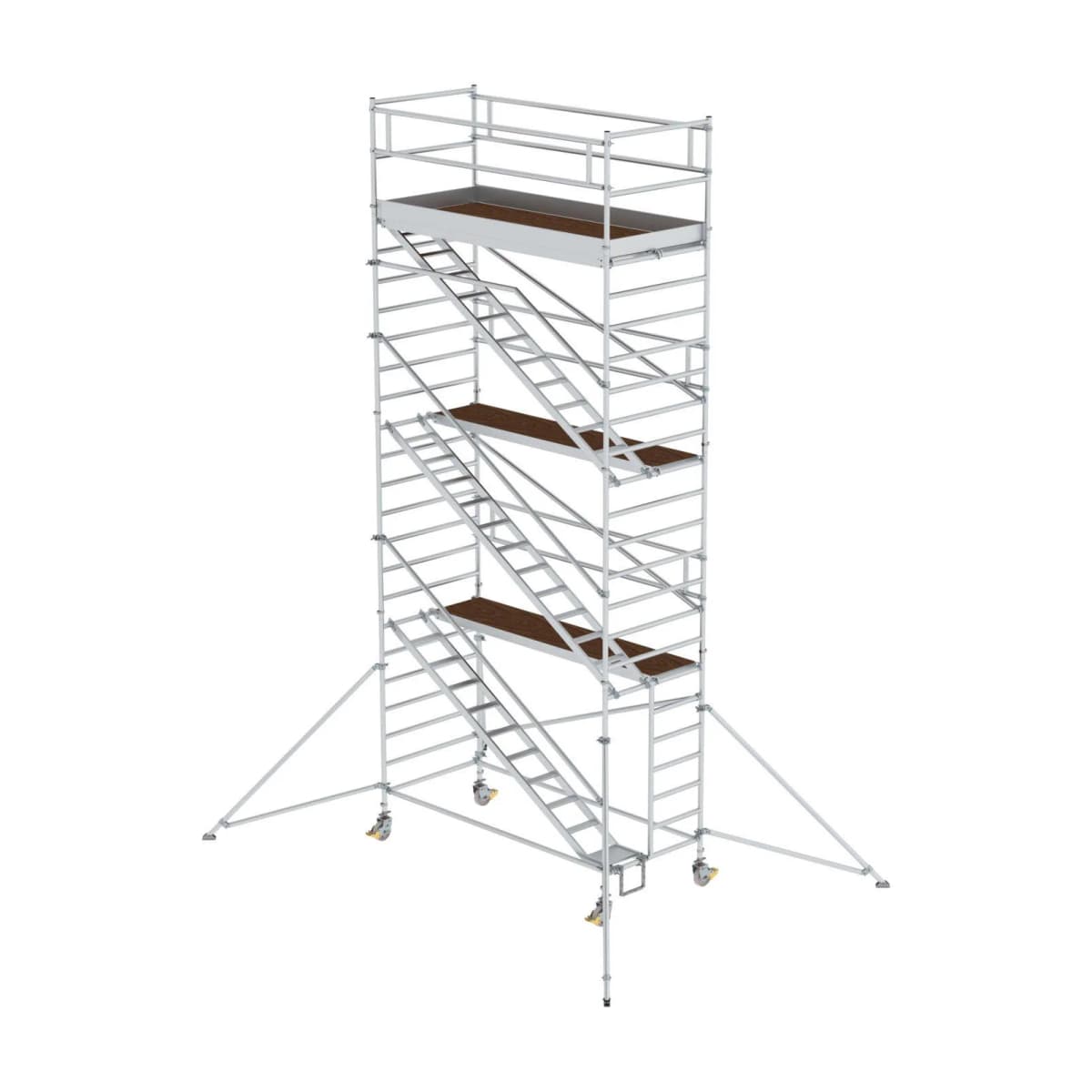 Передвижные леса из алюминия с наклонными ступенями 5.35x1.35x3 м Munk 167320