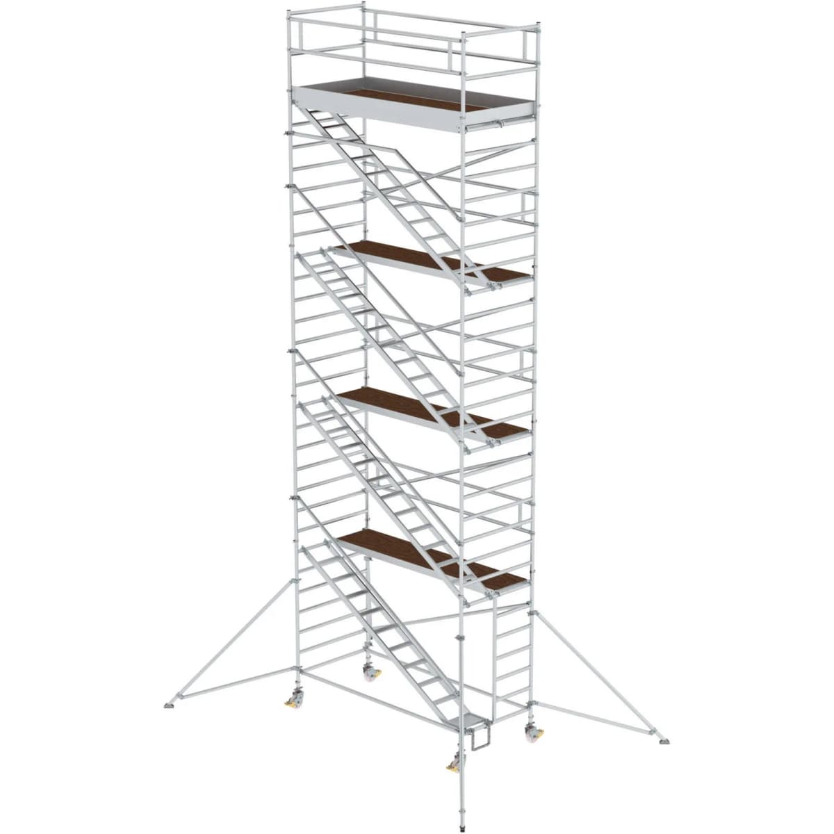 Передвижные леса из алюминия с наклонными ступенями 6.35x1.35x3 м Munk 167420