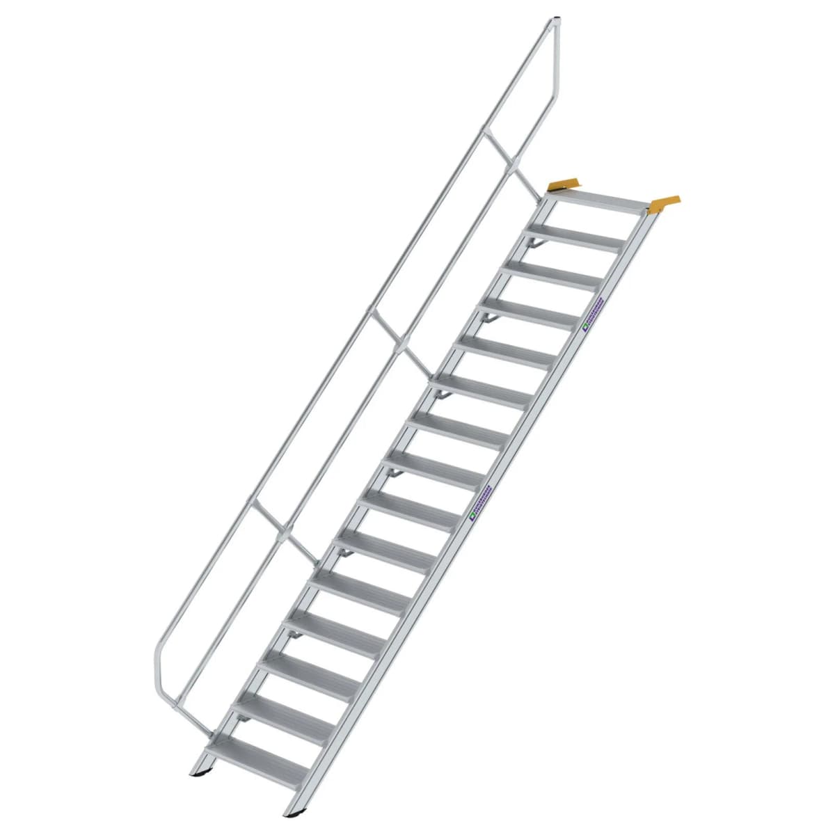 Трап из алюминия 45° 800 мм 15 ступеней Munk 600275