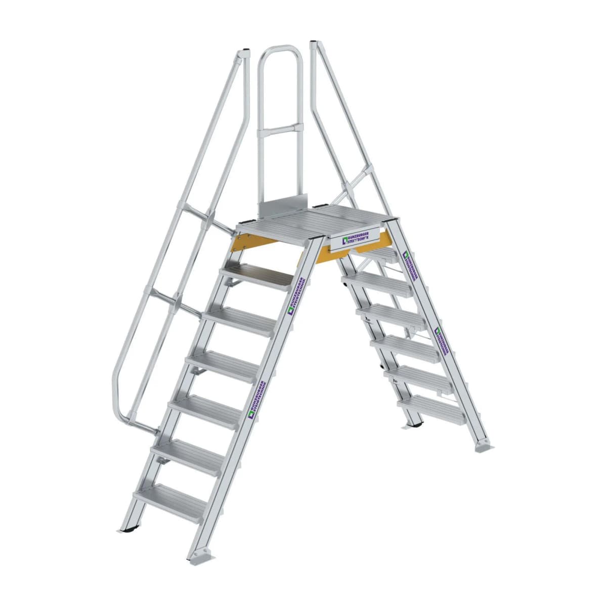Мостовая лестница из алюминия 60° 2х7 600 мм Munk 600907