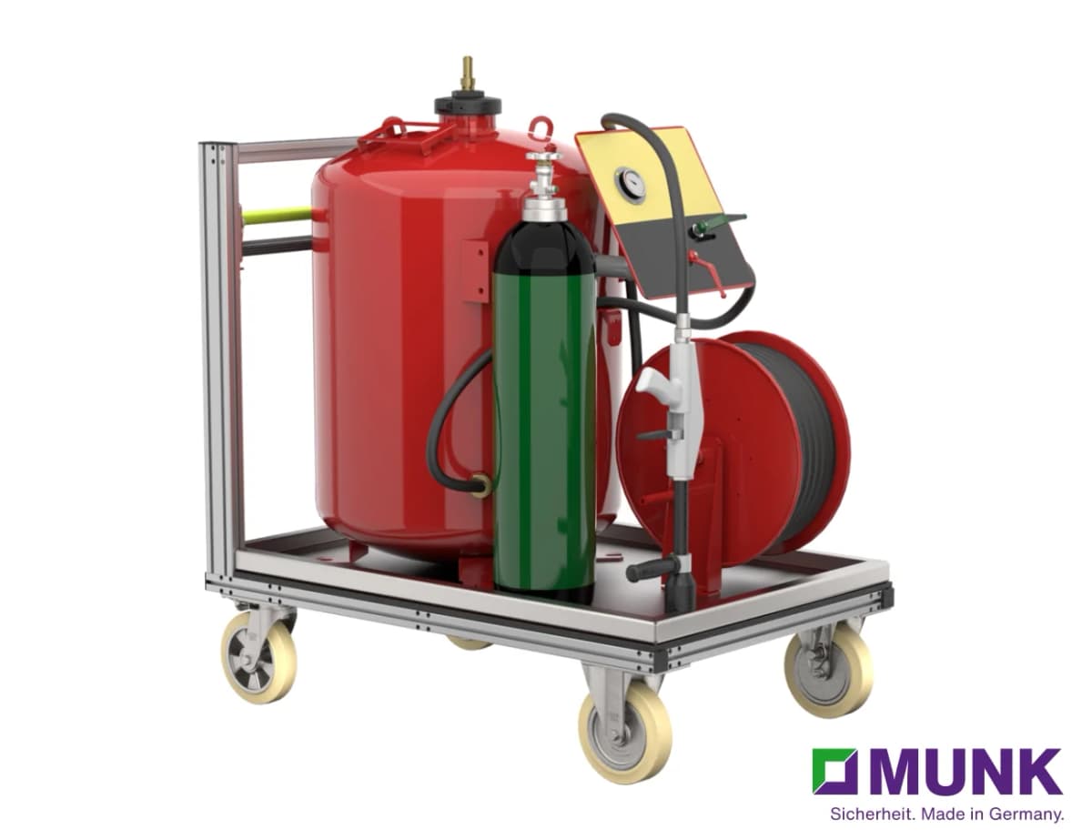 Тележка для системы порошкового пожаротушения MUNK 7105744