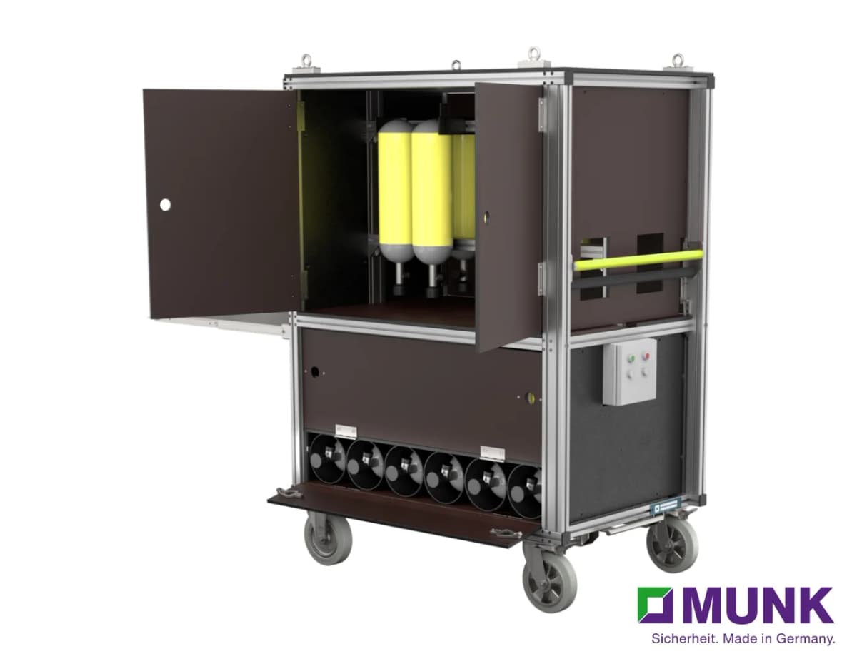 Тележка для средств защиты органов дыхания MUNK 7136014