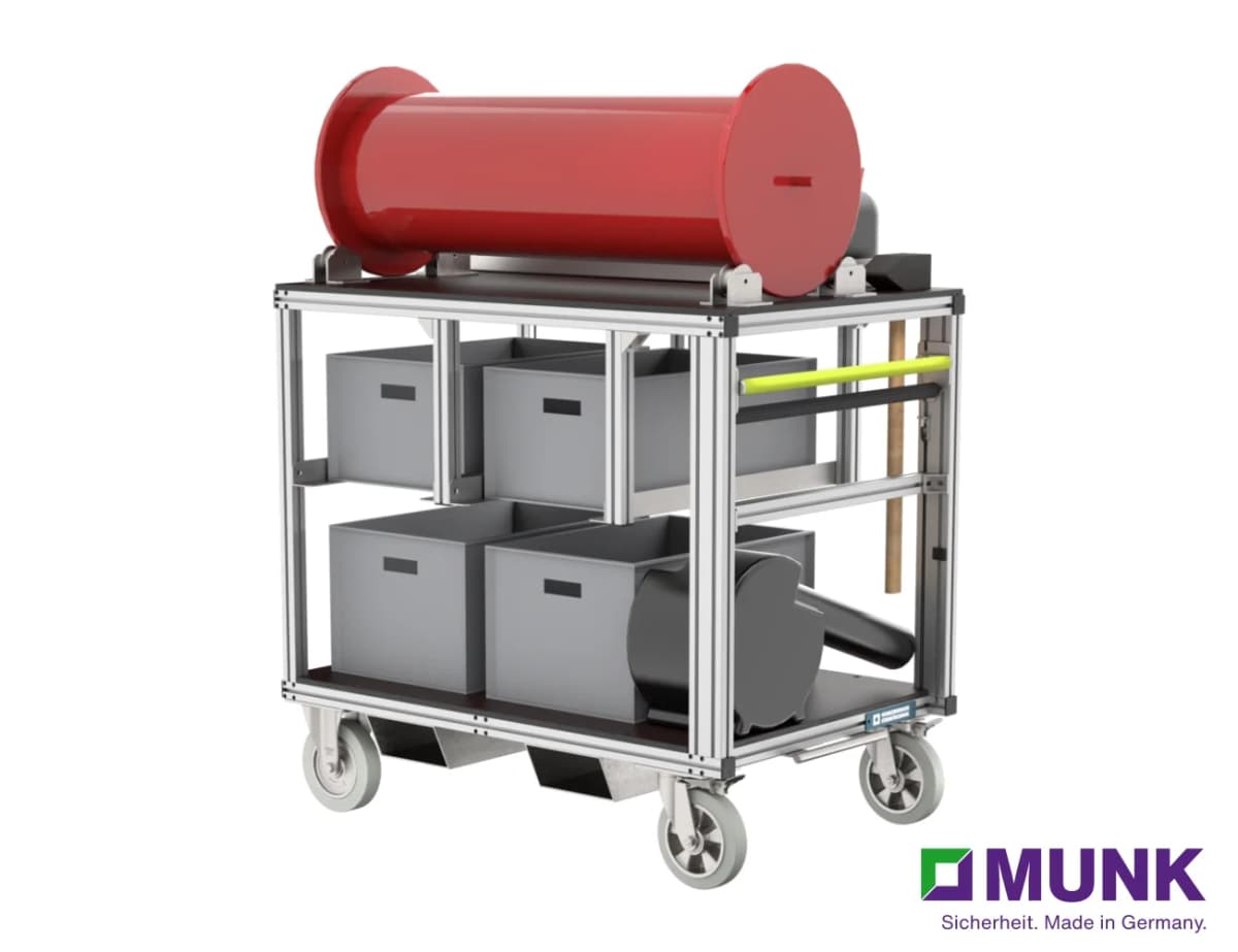 Тележка для двухкамерного шланга MUNK 7200850