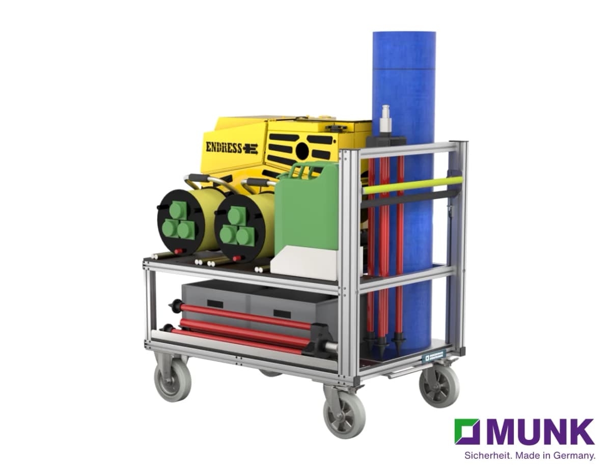 Тележка для генератора и освещения MUNK Powermoon 7252959