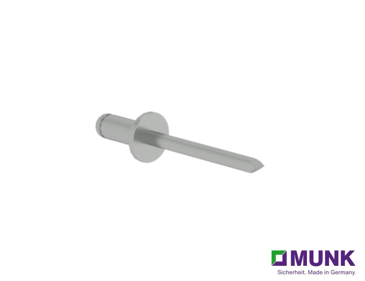 Заклепка с плоской головкой 4,8x9,0 мм 20 шт MUNK 820003