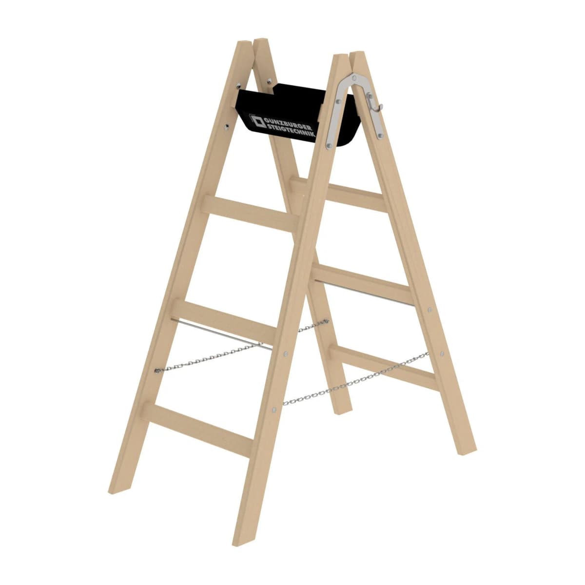 Двухсторонняя стремянка из дерева 2 x 4 Munk 033208